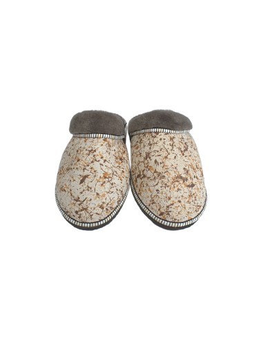 Barevné kožešinové pantofle