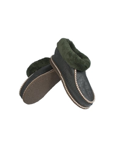 Tmavě zelené bačkory