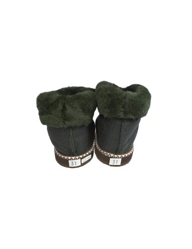 Tmavě zelené bačkory