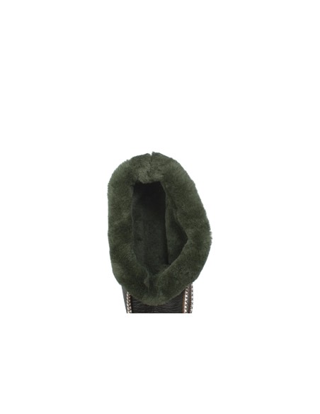 Tmavě zelené bačkory